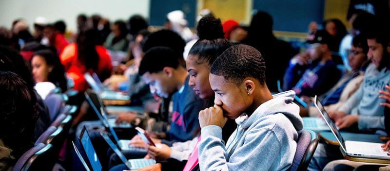 Image of students in lecture hall