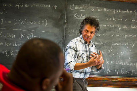 Faculty member in classroom