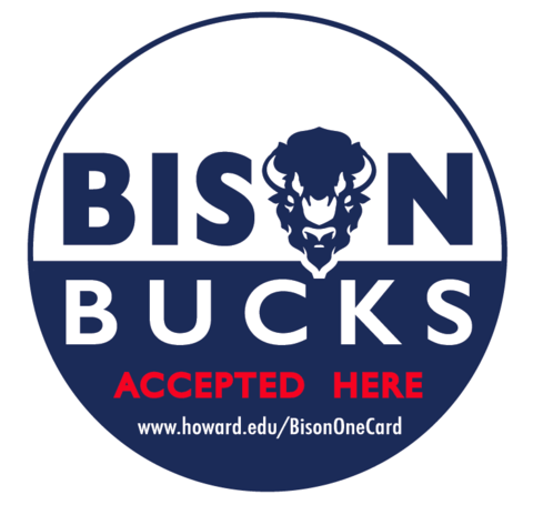 Bison Bucks Accepted Here Signage