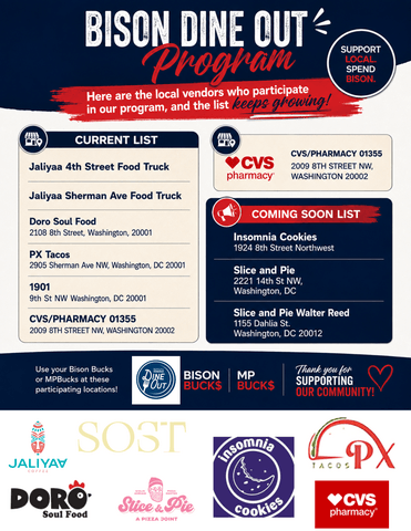Bison Dine Out Program 
