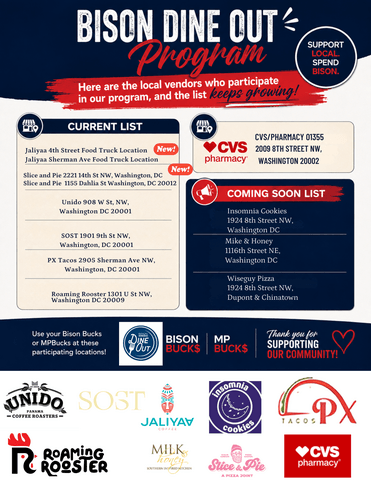 Bison Dine Out Program 1119